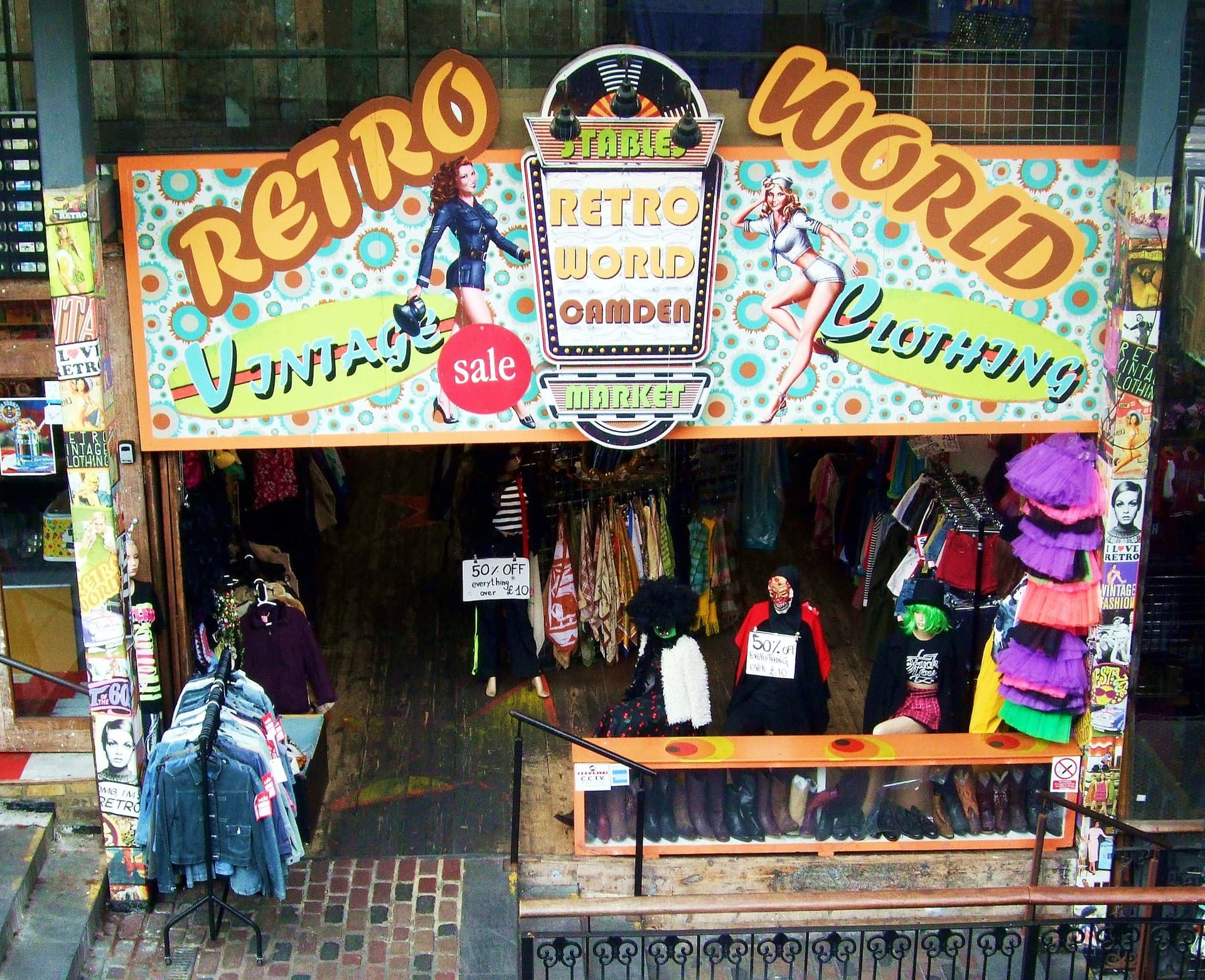 The Retro World Shop In Stables Market - London